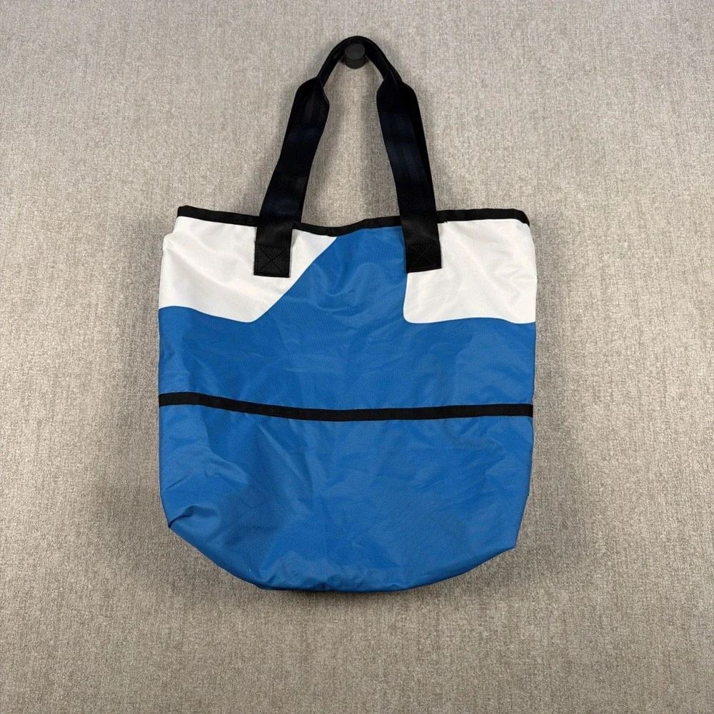 HOKA Glacier‎ Blue / Black Tote Bag Canvas Reusable Shoulder Gym Shopper Bag